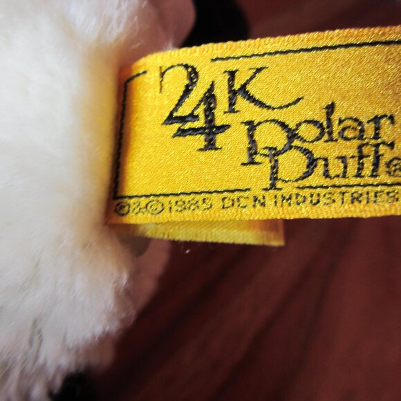 plush 24k polar puff vintage 1985 panda hand puppet (T632) - Picture 12 of 14